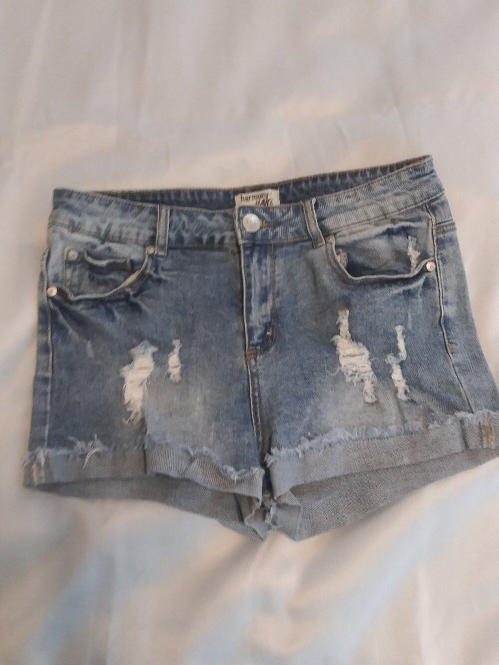 Harmony & Havoc Jean Shorts Junior's Size 13,